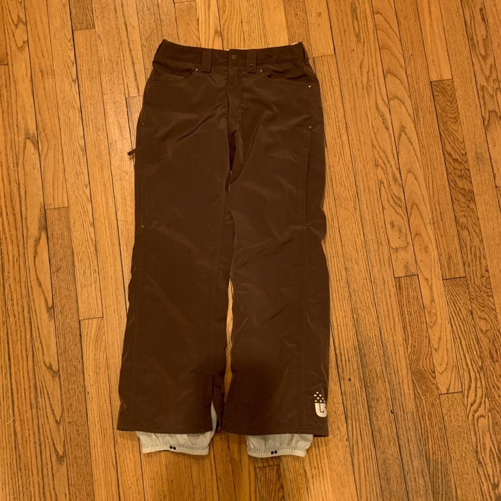 Burton brown snow pants